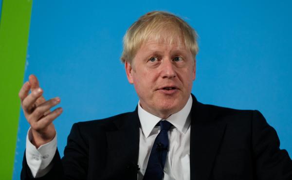 Conservative Party leadership candidate Boris Johnson speaks at a hustings event at Carlisle Racecourse on June 29, in Carlisle, England. The winner of the party's leadership vote, to be announced on July 23, will also take up the post of prime minister. Conservative Party leadership candidate Boris Johnson speaks at a hustings event at Carlisle Racecourse on June 29, in Carlisle, England. The winner of the party's leadership vote, to be announced on July 23, will also take up the post of prime minister.