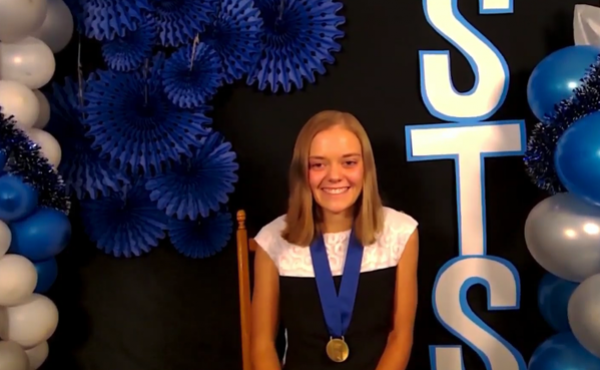 Lillian Kay Petersen, 17, from Los Alamos, N.M., won first place in the 2020 Regeneron Science Talent Search, a science and math competition for high school seniors. The pandemic meant a virtual Zoom ceremony rather than what's usually a black-tie gala ce Lillian Kay Petersen, 17, from Los Alamos, N.M., won first place in the 2020 Regeneron Science Talent Search, a science and math competition for high school seniors. The pandemic meant a virtual Zoom ceremony rather than what's usually a black-tie gala ce