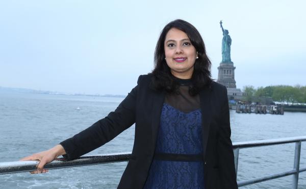 TV journalist Neha Mahajan could lose her work permit if the Trump administration ends a special program for the spouses of H-1B guest workers. TV journalist Neha Mahajan could lose her work permit if the Trump administration ends a special program for the spouses of H-1B guest workers.