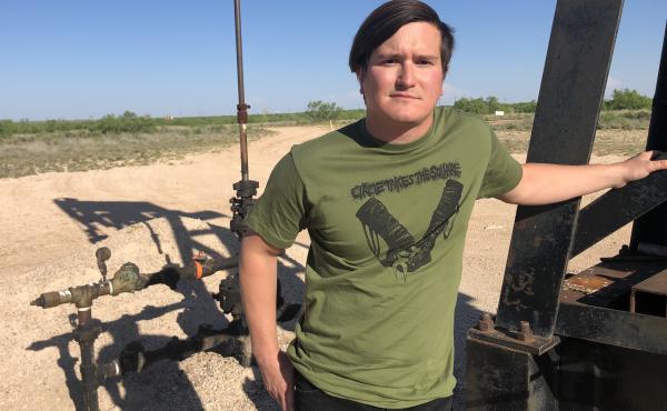 Lendon Partain, a well technician, has never seen so many pump jacks idled across Andrews County. "Right now it's scary," he said. Lendon Partain, a well technician, has never seen so many pump jacks idled across Andrews County. "Right now it's scary," he said.