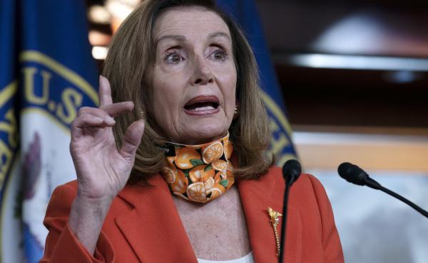 House Speaker Nancy Pelosi, D-Calif., introduced a revised $2.2 trillion coronavirus relief package after weeks of stalled talks. House Speaker Nancy Pelosi, D-Calif., introduced a revised $2.2 trillion coronavirus relief package after weeks of stalled talks.