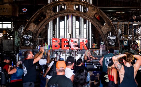 The Full Throttle Saloon in Sturgis, S.D., draws a crowd earlier this month during the 80th annual Sturgis Motorcycle Rally. The Full Throttle Saloon in Sturgis, S.D., draws a crowd earlier this month during the 80th annual Sturgis Motorcycle Rally.