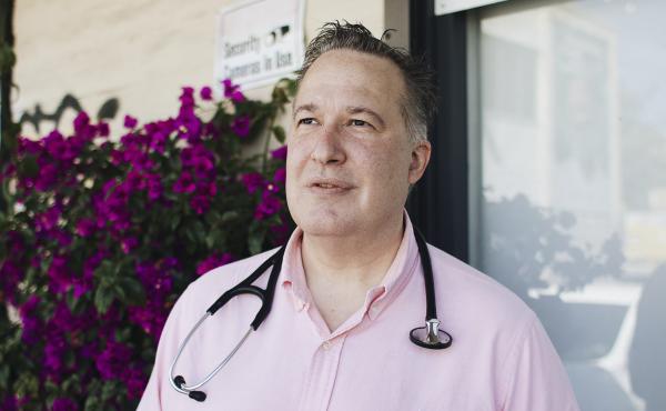 Dr. Jesse Clark is an infectious disease specialist at the University of California, Los Angeles. The COVID pandemic "has spurred people to try to end the HIV epidemic again," he says. Dr. Jesse Clark is an infectious disease specialist at the University of California, Los Angeles. The COVID pandemic "has spurred people to try to end the HIV epidemic again," he says.