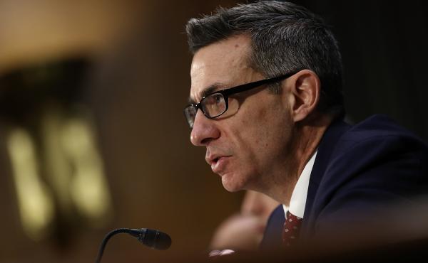 Former FBI agent Clint Watts testifies before the Senate Intelligence Committee on Thursday in Washington, D.C. Former FBI agent Clint Watts testifies before the Senate Intelligence Committee on Thursday in Washington, D.C.