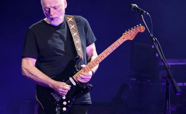 David Gilmour, of Pink Floyd, performs live on stage at Madison Square Garden on April 12, 2016. David Gilmour, of Pink Floyd, performs live on stage at Madison Square Garden on April 12, 2016.