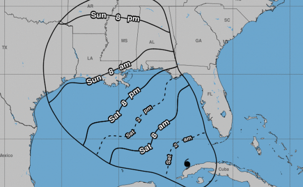 Hurricane Ida has moved into the Gulf of Mexico and is forecast to make landfall in Louisiana late Sunday as a major hurricane. Hurricane Ida has moved into the Gulf of Mexico and is forecast to make landfall in Louisiana late Sunday as a major hurricane.