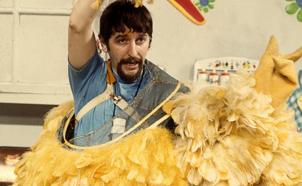 An archival photo of Caroll Spinney at work. An archival photo of Caroll Spinney at work.