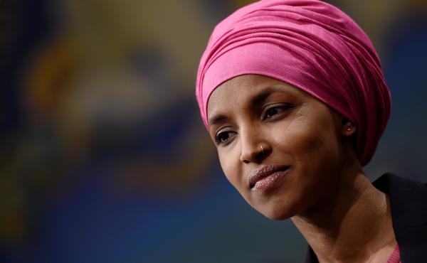 Rep. Ilhan Omar, D-Minn., attends a press conference on Feb. 26 on Capitol Hill. Omar tells NPR the progressive left "has moved the needle on the national conversation" surrounding certain policies. Rep. Ilhan Omar, D-Minn., attends a press conference on Feb. 26 on Capitol Hill. Omar tells NPR the progressive left "has moved the needle on the national conversation" surrounding certain policies.