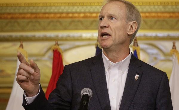 Illinois Gov. Bruce Rauner pictured in 2016. Rauner has vetoed a school funding bill days before state payments to public schools were set to start. Illinois Gov. Bruce Rauner pictured in 2016. Rauner has vetoed a school funding bill days before state payments to public schools were set to start.