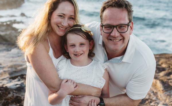 Nathan Bieck with his wife Ashley and 9-year-old daughter Maddie. Since being furloughed in the pandemic, Bieck has become Teacher Dad, helping Maddie with virtual school while job searching himself. Nathan Bieck with his wife Ashley and 9-year-old daughter Maddie. Since being furloughed in the pandemic, Bieck has become Teacher Dad, helping Maddie with virtual school while job searching himself.
