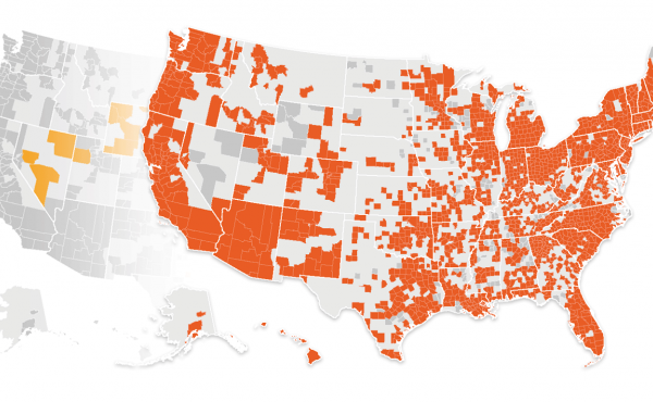 Map of U.S. counties Map of U.S. counties