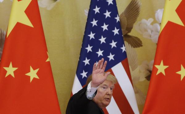 President Trump joined Chinese President Xi Jinping at the Great Hall of the People on Nov. 9 in Beijing. President Trump joined Chinese President Xi Jinping at the Great Hall of the People on Nov. 9 in Beijing.