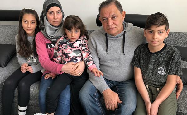 Heba Alrejleh and Radwan Jomaa with children Aya, 11, Lilian, 4, and Mohamed, 10. "The words 'to send us back to Syria' means to destroy our lives," says Jomaa. Heba Alrejleh and Radwan Jomaa with children Aya, 11, Lilian, 4, and Mohamed, 10. "The words 'to send us back to Syria' means to destroy our lives," says Jomaa.