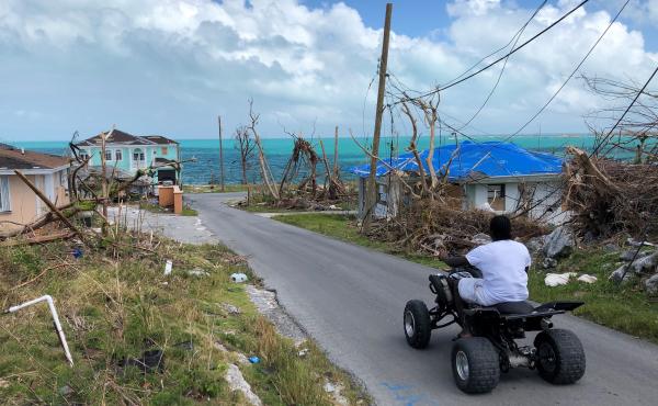 Hurricane Dorian hit Marsh Harbour on Abaco in the Bahamas particularly hard. This October 2019 photo shows how the storm's powerful winds and storm surge obliterated the island's largest city. Hurricane Dorian hit Marsh Harbour on Abaco in the Bahamas particularly hard. This October 2019 photo shows how the storm's powerful winds and storm surge obliterated the island's largest city.