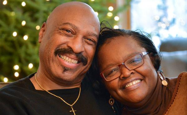 Ed Roy, 63, and Mary Johnson-Roy, 64, were married in 2015. Both had sons die. "I'm grateful to have someone there that has experienced the same thing I have," Mary tells Ed at StoryCorps in Minneapolis. Ed Roy, 63, and Mary Johnson-Roy, 64, were married in 2015. Both had sons die. "I'm grateful to have someone there that has experienced the same thing I have," Mary tells Ed at StoryCorps in Minneapolis.