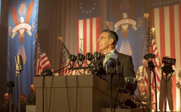 John Turturro plays Rabbi Lionel Bengelsdorf in The Plot Against America, a limited HBO series based on Philip Roth's 2004 novel. "Every one of the characters struggles with that question of: Where do you stand in an America that is transforming itself in John Turturro plays Rabbi Lionel Bengelsdorf in The Plot Against America, a limited HBO series based on Philip Roth's 2004 novel. "Every one of the characters struggles with that question of: Where do you stand in an America that is transforming itself in