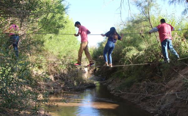 U.S. citizens use ropes to cross the Rio Grande from San Antonio del Bravo, Mexico, into Candelaria, Texas. U.S. citizens depend on the free health clinic in San Antonio del Bravo. U.S. citizens use ropes to cross the Rio Grande from San Antonio del Bravo, Mexico, into Candelaria, Texas. U.S. citizens depend on the free health clinic in San Antonio del Bravo.