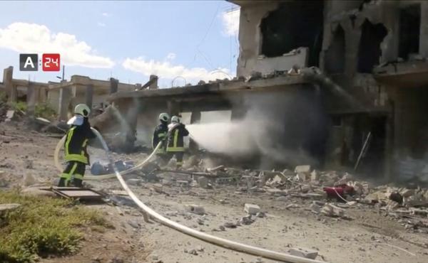 On May 6, an air strike destroyed Nabd Al-Hayat hospital in Syria's Idlib province. On May 6, an air strike destroyed Nabd Al-Hayat hospital in Syria's Idlib province.