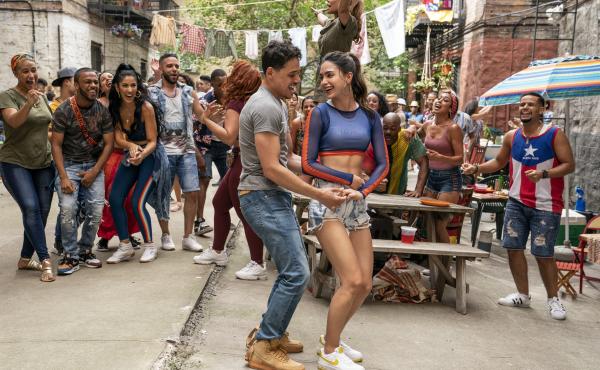 Anthony Ramos and Melissa Barrera play Usnavi and Vanessa in the film In the Heights. Anthony Ramos and Melissa Barrera play Usnavi and Vanessa in the film In the Heights.