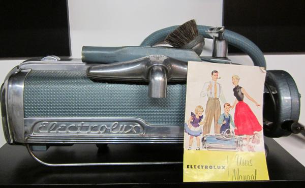 A 1955 Electrolux Model LX one of the more than 750 vacuum cleaners at the Vacuum Cleaner Museum in St. James, Mo. It was advertised as "The Cleaner You Never Have To Empty," says museum curator Tom Gasko, because the bag got pushed out the machine's door A 1955 Electrolux Model LX one of the more than 750 vacuum cleaners at the Vacuum Cleaner Museum in St. James, Mo. It was advertised as "The Cleaner You Never Have To Empty," says museum curator Tom Gasko, because the bag got pushed out the machine's door