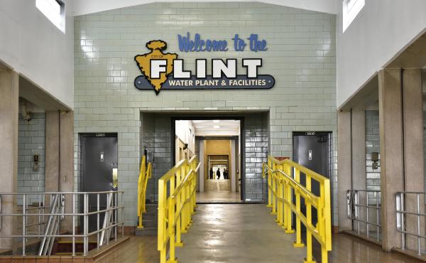 The interior of the Flint water plant is seen on Sept. 14 in Flint, Mich. The city is still struggling to replace thousands of corroded lead pipes that tainted drinking water. The interior of the Flint water plant is seen on Sept. 14 in Flint, Mich. The city is still struggling to replace thousands of corroded lead pipes that tainted drinking water.