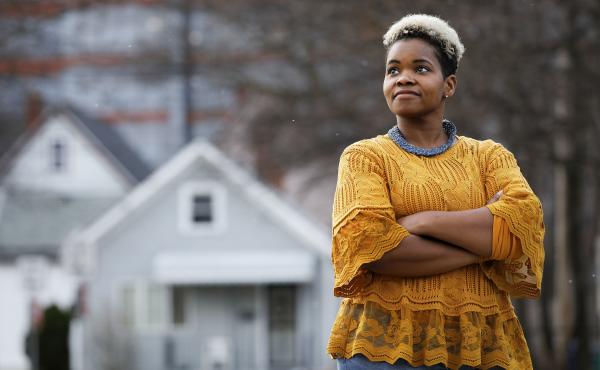 Community activist India Walton, here in December, is claiming victory over four-term Mayor Byron Brown in the Buffalo, N.Y., race. Brown did not immediately concede. Community activist India Walton, here in December, is claiming victory over four-term Mayor Byron Brown in the Buffalo, N.Y., race. Brown did not immediately concede.