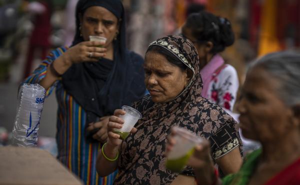 Shoppers drink juice in plastic cups at a market in New Delhi, on Wednesday. India banned some single-use or disposable plastic products Friday as part of a longer plan to phase out the ubiquitous material in the nation of nearly 1.4 billion. Shoppers drink juice in plastic cups at a market in New Delhi, on Wednesday. India banned some single-use or disposable plastic products Friday as part of a longer plan to phase out the ubiquitous material in the nation of nearly 1.4 billion.