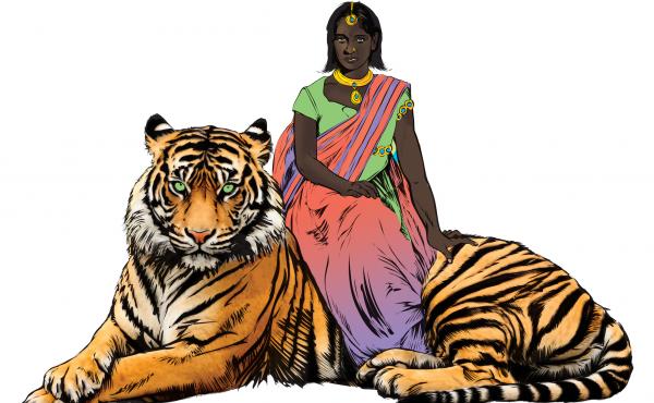 The comic book superhero Priya survived a rape and now fights violence against women. The comic book superhero Priya survived a rape and now fights violence against women.