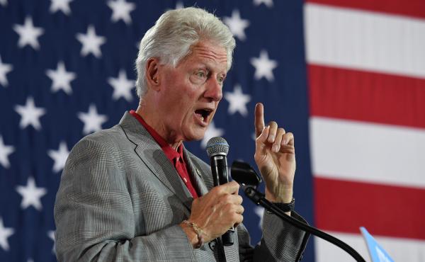 Former President Bill Clinton speaks at a campaign event for Democratic nominee Hillary Clinton at a college campus in Nevada. Former President Bill Clinton speaks at a campaign event for Democratic nominee Hillary Clinton at a college campus in Nevada.