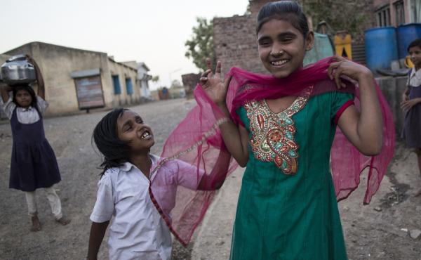 "I want to grow up and become a police. But I need to study in a good school for that. I want to become a police to protect the country." - Fiza, 13, India "I want to grow up and become a police. But I need to study in a good school for that. I want to become a police to protect the country." - Fiza, 13, India