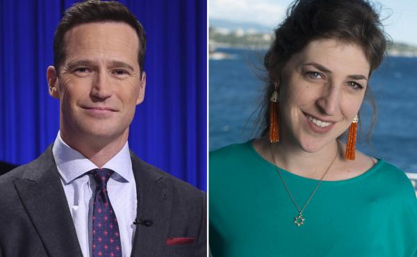 Mike Richards, left, and Mayim Bialik will co-host Jeopardy! Mike Richards, left, and Mayim Bialik will co-host Jeopardy!