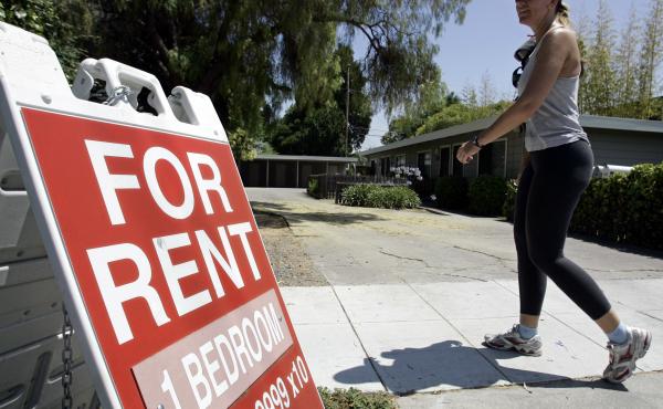 A for rent sign in Palo Alto, California. Across the country rents are on the rise, in part due to a historic shortage of homes either to rent or buy. A for rent sign in Palo Alto, California. Across the country rents are on the rise, in part due to a historic shortage of homes either to rent or buy.