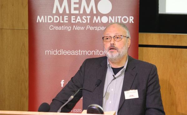 Saudi journalist Jamal Khashoggi, pictured speaking at an event in September, died after a fight broke out in the Saudi Arabian Consulate in Istanbul earlier this month, according to Saudi state TV. Saudi journalist Jamal Khashoggi, pictured speaking at an event in September, died after a fight broke out in the Saudi Arabian Consulate in Istanbul earlier this month, according to Saudi state TV.