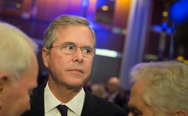 Former Florida Gov. and possible Republican presidential candidate Jeb Bush attends the CDU Economics Conference of the Economic Council in Berlin on Tuesday. Former Florida Gov. and possible Republican presidential candidate Jeb Bush attends the CDU Economics Conference of the Economic Council in Berlin on Tuesday.