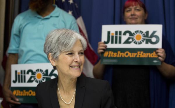Jill Stein nabbed the Green Party nomination for her second presidential bid on Saturday, after running in 2012. She hopes the wave Sanders supporters will help make her a viable third-party challenger. Jill Stein nabbed the Green Party nomination for her second presidential bid on Saturday, after running in 2012. She hopes the wave Sanders supporters will help make her a viable third-party challenger.