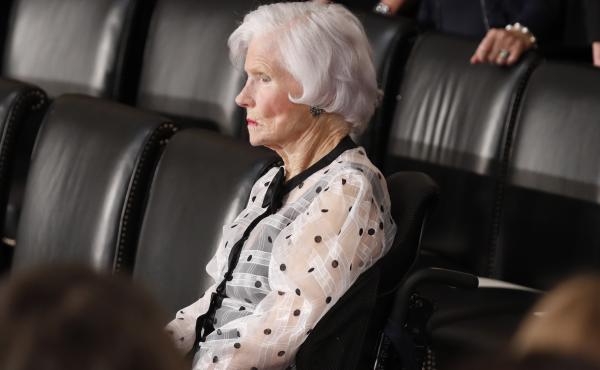 Roberta McCain, the mother of late U.S. Senator John McCain, is seated prior to ceremonies honoring him in the Capitol Rotunda, Aug. 31, 2018 Roberta McCain, the mother of late U.S. Senator John McCain, is seated prior to ceremonies honoring him in the Capitol Rotunda, Aug. 31, 2018