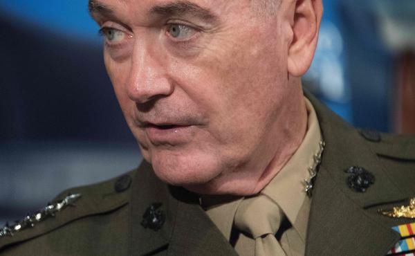 Joint Chiefs of Staff Chairman Gen. Joseph Dunford said Thursday that the military's transgender policy will remain unchanged until the Department of Defense receives direction from the White House. Joint Chiefs of Staff Chairman Gen. Joseph Dunford said Thursday that the military's transgender policy will remain unchanged until the Department of Defense receives direction from the White House.