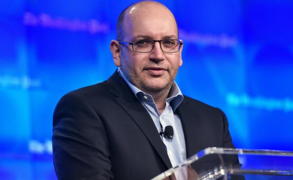 Jason Rezaian speaks during the inauguration of the Washington Post headquarters on Jan. 28, 2016. Jason Rezaian speaks during the inauguration of the Washington Post headquarters on Jan. 28, 2016.