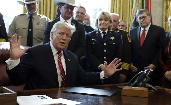 President Trump issued the first veto of his presidency in March, rejecting Congress' vote against his emergency declaration for border wall funding. President Trump issued the first veto of his presidency in March, rejecting Congress' vote against his emergency declaration for border wall funding.
