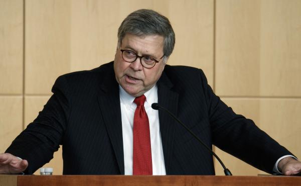 Attorney General William Barr speaks at an event in Washington earlier this month. On Monday, he issued a proposed rule seeking to allow the federal government collect DNA samples from more than 740,000 immigrants every year. Attorney General William Barr speaks at an event in Washington earlier this month. On Monday, he issued a proposed rule seeking to allow the federal government collect DNA samples from more than 740,000 immigrants every year.