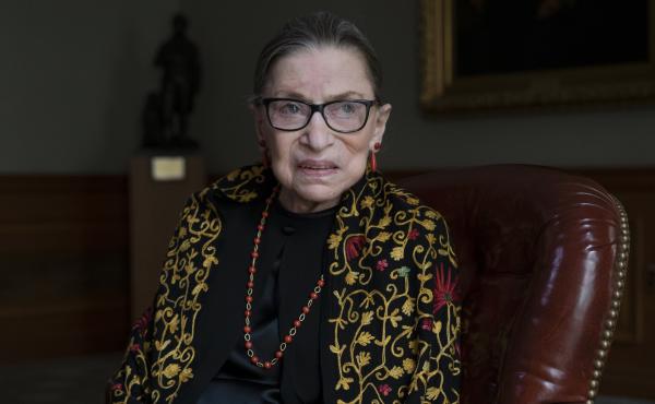Supreme Court Justice Ruth Bader Ginsburg speaks with NPR in July. Supreme Court Justice Ruth Bader Ginsburg speaks with NPR in July.