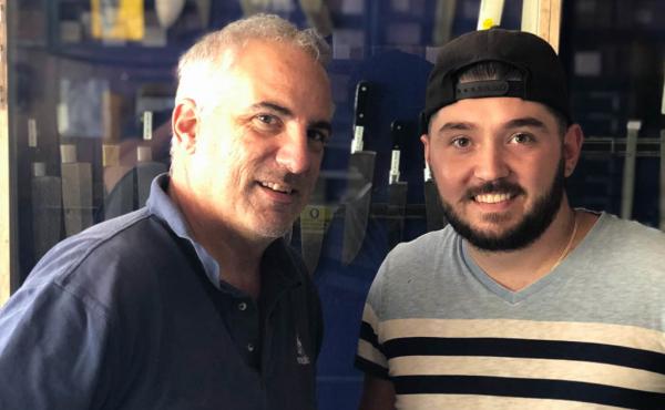 During a StoryCorps interview last week, Joe Bianco, left, and his son Peter, reflected on their craft — one that's been honed in their Brooklyn tool shop for three generations. During a StoryCorps interview last week, Joe Bianco, left, and his son Peter, reflected on their craft — one that's been honed in their Brooklyn tool shop for three generations.