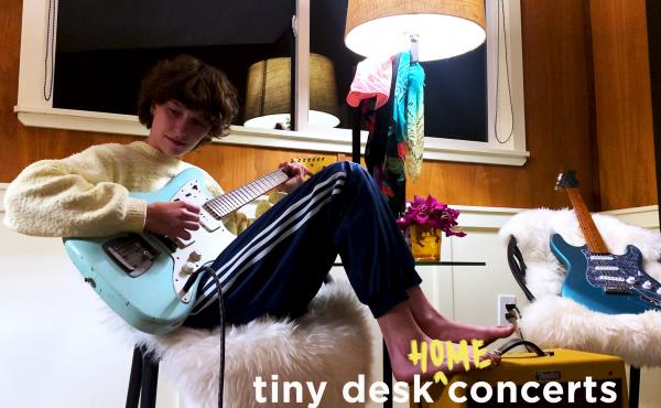 King Princess plays a Tiny Desk Home concert. King Princess plays a Tiny Desk Home concert.