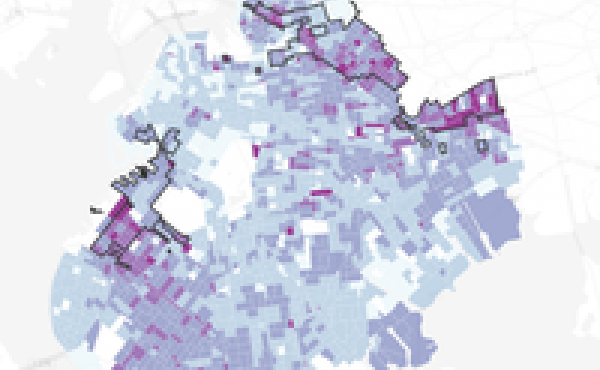 Percentage of voters dropped from the rolls in majority-Hispanic districts. Percentage of voters dropped from the rolls in majority-Hispanic districts.