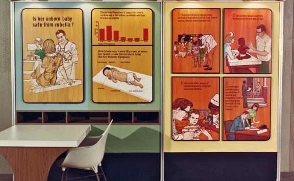 More than 20,000 babies in the U.S. were born with congenital rubella syndrome during an outbreak of rubella in 1964-65. A vaccine developed in 1969 helped curb the virus's spread but hasn't eliminated it worldwide. More than 20,000 babies in the U.S. were born with congenital rubella syndrome during an outbreak of rubella in 1964-65. A vaccine developed in 1969 helped curb the virus's spread but hasn't eliminated it worldwide.