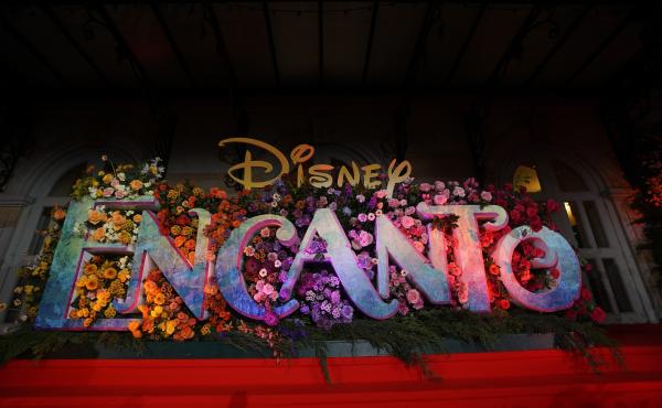 The Colombia premiere of Walt Disney Animation Studios' Encanto in Bogotá in November. The song "We Don't Talk About Bruno" reached the top spot on the Billboard Hot 100 chart on Monday. The Colombia premiere of Walt Disney Animation Studios' Encanto in Bogotá in November. The song "We Don't Talk About Bruno" reached the top spot on the Billboard Hot 100 chart on Monday.