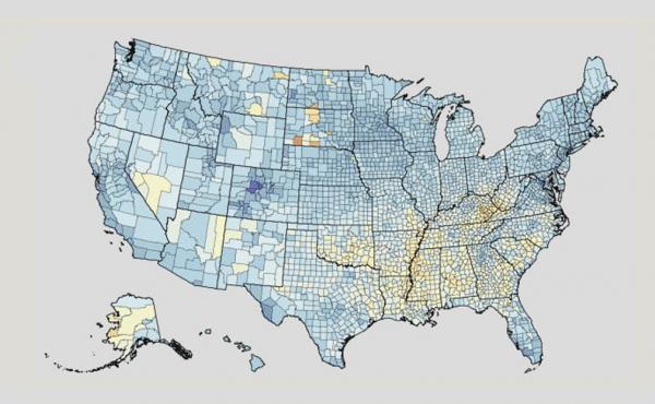 Longevity disparities in the U.S. have developed depending on where people live, new research shows. Longevity disparities in the U.S. have developed depending on where people live, new research shows.