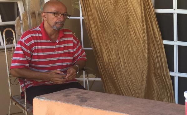 Don Gregorio has lived all his life in the same home in Humacao, a city on Puerto Rico's eastern coast that was hard-hit by Hurricane Maria. Many of his old friends have since left for the mainland, the former carpenter says, and he feels very alone. Don Gregorio has lived all his life in the same home in Humacao, a city on Puerto Rico's eastern coast that was hard-hit by Hurricane Maria. Many of his old friends have since left for the mainland, the former carpenter says, and he feels very alone.
