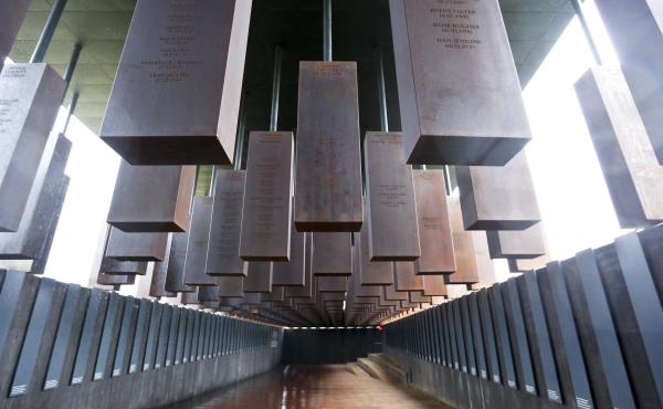 The National Memorial for Peace and Justice to honor thousands of people killed in racist lynchings opens Thursday in Montgomery, Ala. The National Memorial for Peace and Justice to honor thousands of people killed in racist lynchings opens Thursday in Montgomery, Ala.