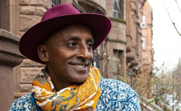 Chef Marcus Samuelsson's new book is called The Rise: Black Cooks and the Soul of American Food. "Dressing has always been part of an African identity, but also a sad journey in American history," Samuelsson says. "As Black men, we had to dress up. ... If Chef Marcus Samuelsson's new book is called The Rise: Black Cooks and the Soul of American Food. "Dressing has always been part of an African identity, but also a sad journey in American history," Samuelsson says. "As Black men, we had to dress up. ... If